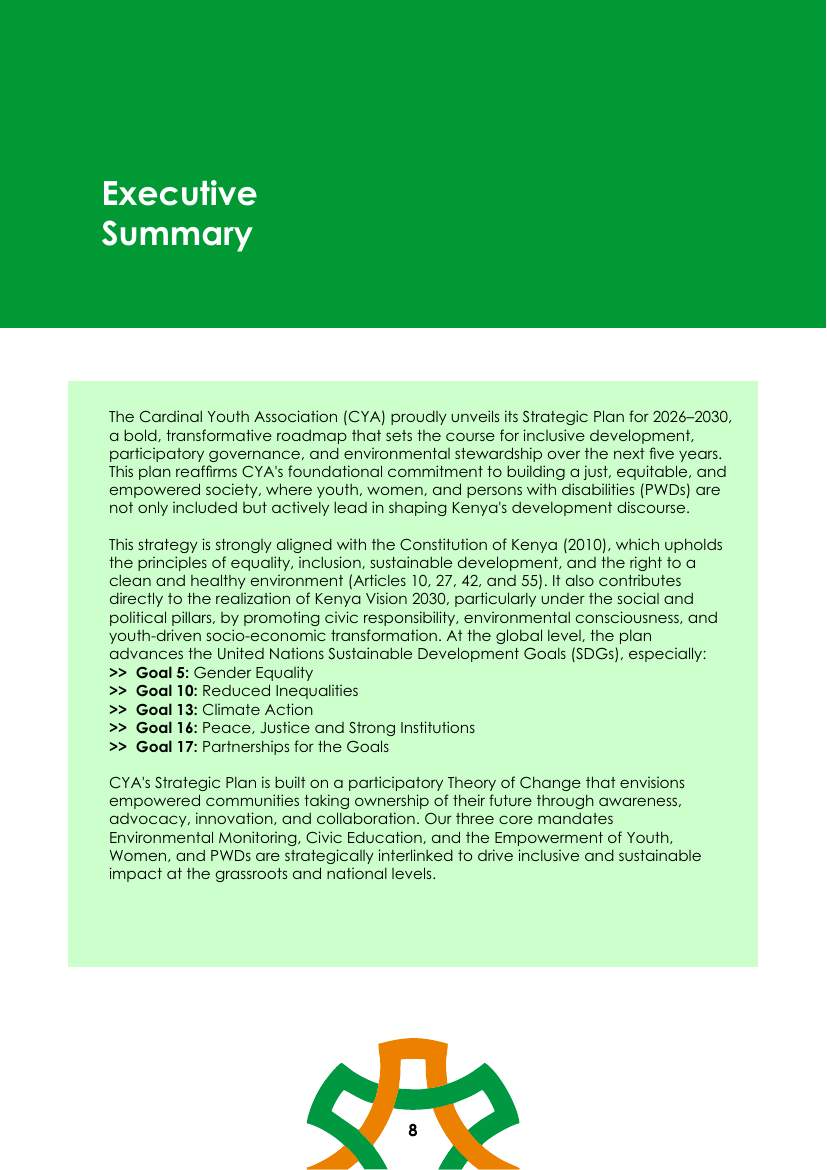 Strategic Plan (2026–2030) — page 8