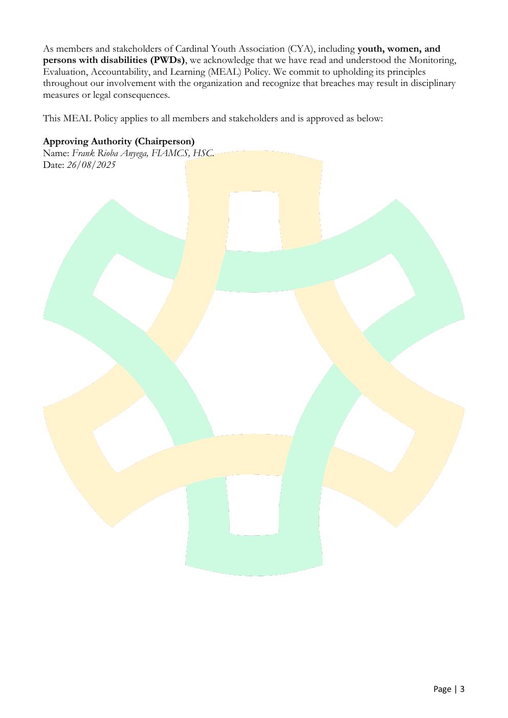 MEAL Policy — page 3